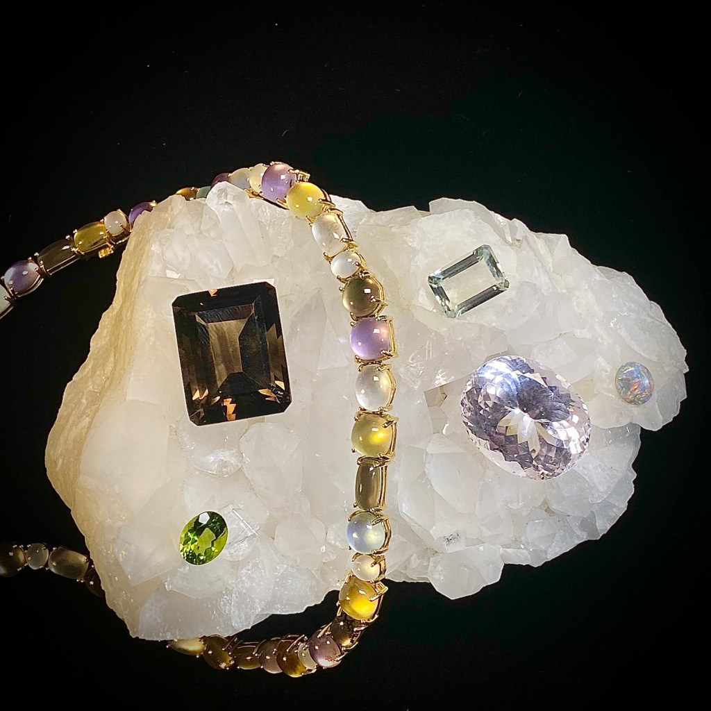 multi gemstone display to shop by gemstone